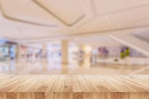 Blurred shopping background Stock Photos
