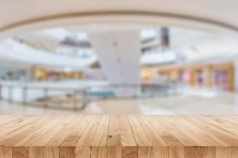 Blurred shopping background Stock Photos