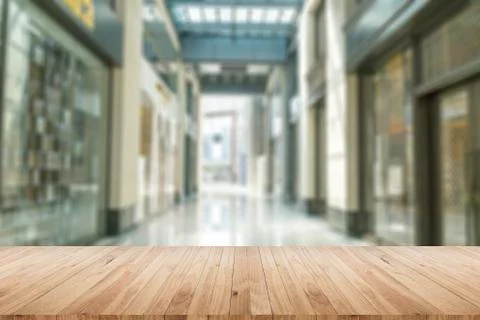 Blurred shopping background Stock Photos