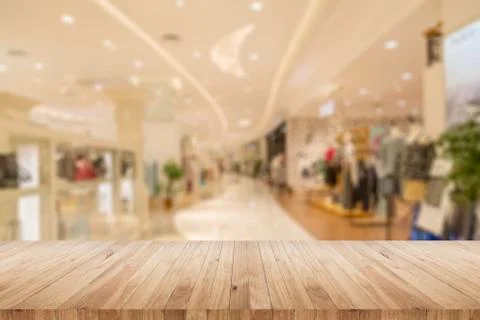 Blurred shopping background Stock Photos