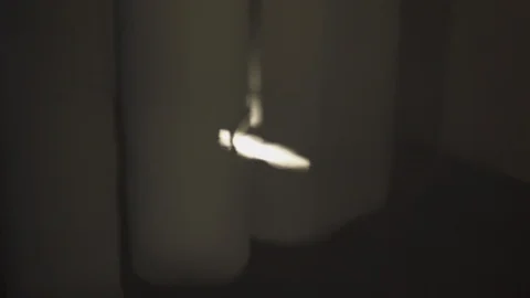 Blurred Shot of Spot Light reflections in a pool of water at night at business 動画素材 119366943