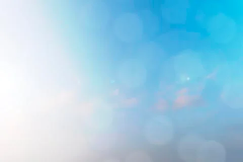 Blurred sky background with bokeh Stock Illustration