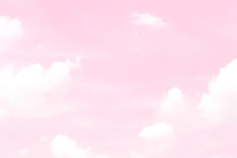 Blurred sky soft pink cloud, blur sky pastel pink color soft background, lo.. Stockillustratie