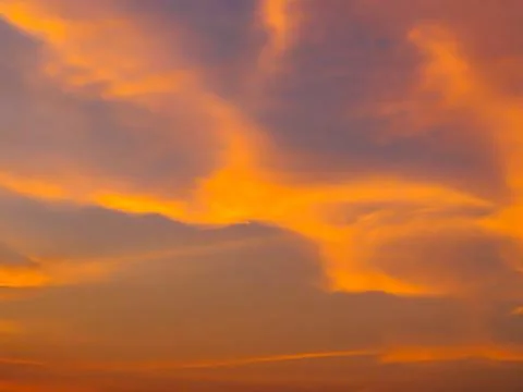 Blurred sky at sunset for background Stock Photos