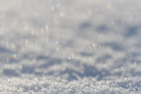 Blurred snow background Stock Photos