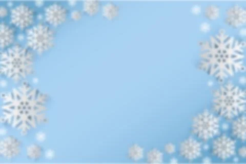 Blurred snowflake pattern Stock Photos
