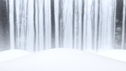 Blurred snowy trees with snow blobs Stock-Footage 324191349