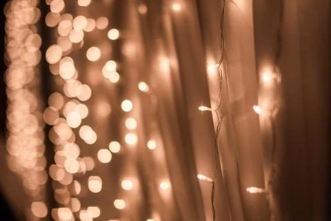 Blurred sparkle lights Stock Photos