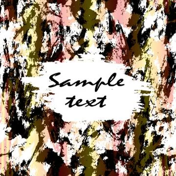 Blurred spots. Template for text Stock Illustration