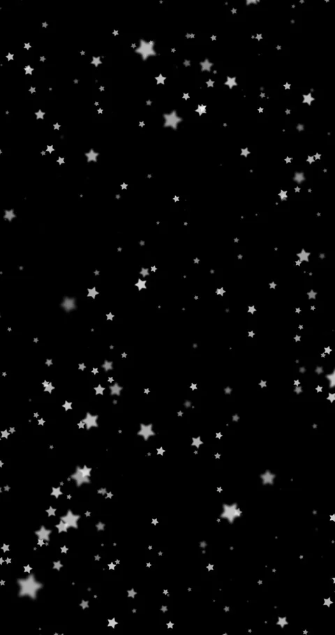 Blurred star shapes looping motion on black vertical background Stock Footage 337662797