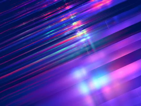 Blurred striped background - abstract computer generated illustration Stock Illustration