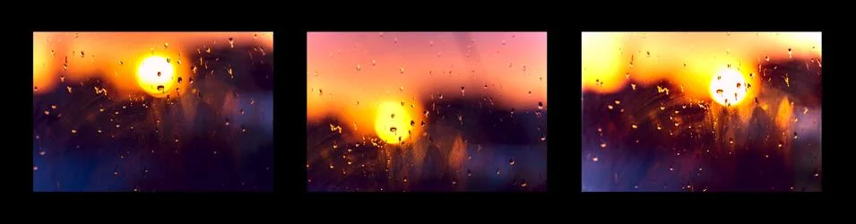Blurred Sunset Background 写真素材