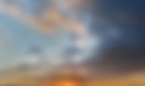 Blurred sunset cloudy sky Stock-Fotos