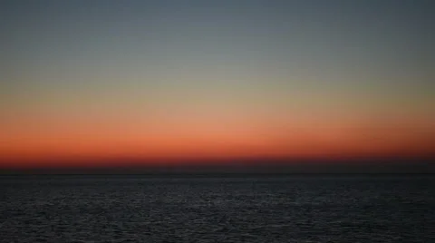 Blurred sunset over the sea. Stock Footage 47175493
