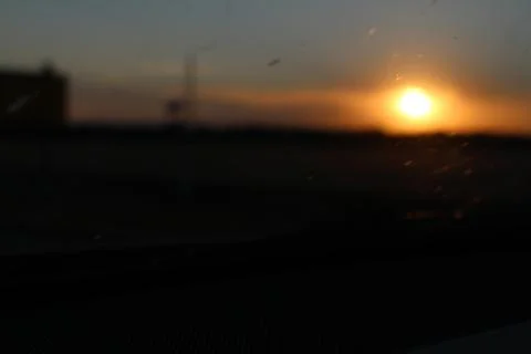 Blurred Sunset Stock Photos