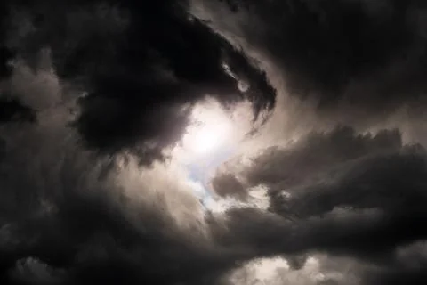 Blurred Swirl in the Clouds Foto stock