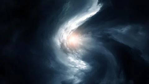 Blurred Swirl in the Clouds Stock Photos