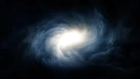 Blurred Swirl in the Clouds Stock-Fotos