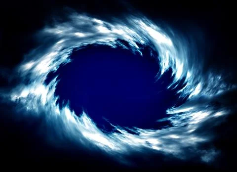 Blurred Swirl in the Clouds Foto stock