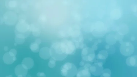 Blurred teal blue bokeh background Stock Footage