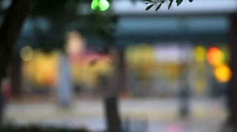 Blurred Traffic Video stock 1067387