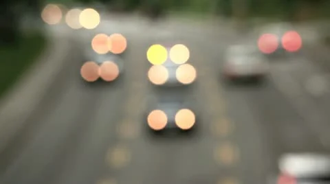 Blurred traffic Stockbeeldmateriaal 10920742