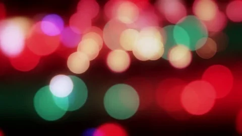 Blurred Traffic Night Lights Stock Footage 70720001