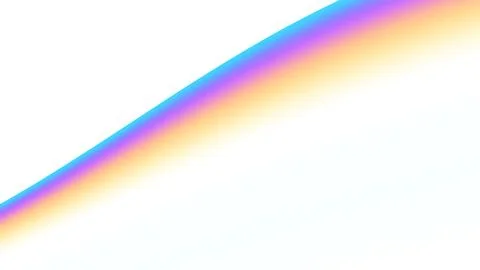 Blurred transparent gradient background. Elegant rainbow colours wavy line on Stock Illustration
