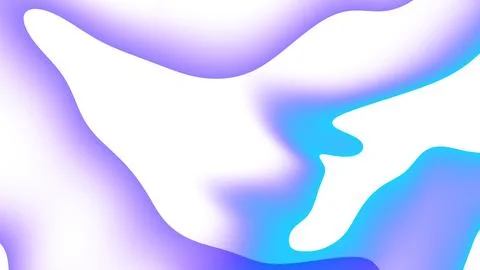 Blurred transparent gradient background. Elegant blue wavy line on Transparen Stock Illustration