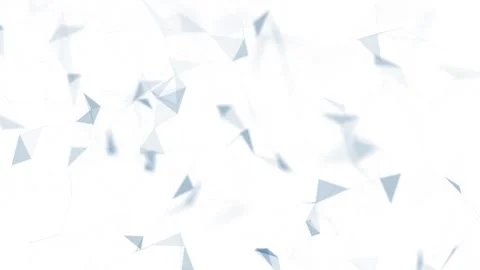 Blurred triangle shapes isolated on white Stock Footage 319887085