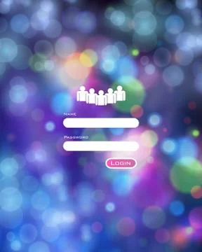 Blurred vector background Illustrazione stock