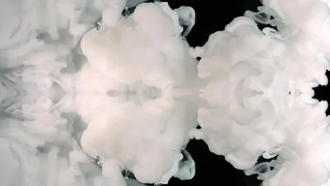 Blurred vertical splash screen. White clouds of smoke Stock-Footage 318068286