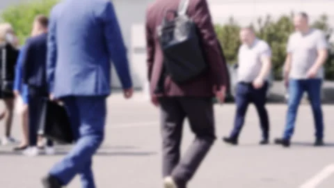 Blurred video with people, time lapse. Stock Footage 278526656