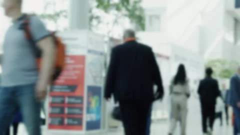 Blurred video with people, time lapse. Stock Footage 280496464