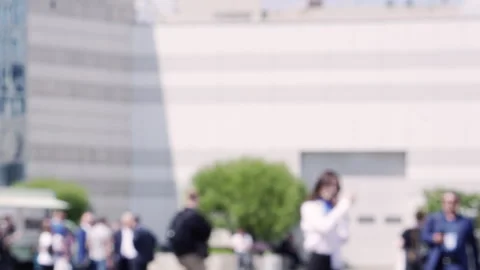 Blurred video with people, time lapse. Stock Footage 280496689
