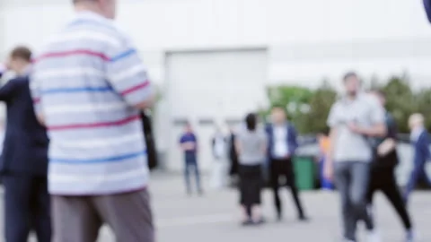 Blurred video with people, time lapse. Stock Footage 280497035