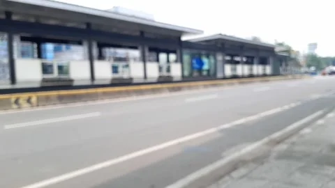 Blurred video of traffic. Video stock 272205971