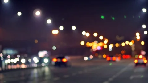 Blurred view of cars in the traffic jam. Stockbeeldmateriaal 83223602