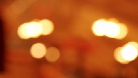 Blurred view of spinning fire circles Stock Footage 111770804