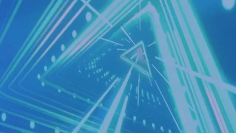 Blurred vj flash light stage shining at studio stage lights. spotlights Laser Stock Footage 265762835