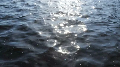 Blurred waves with the sunlight Stock Footage 172180619