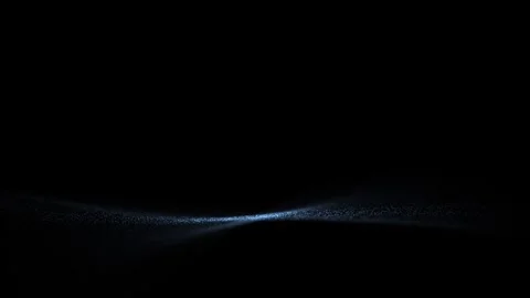 Blurred wavy dots on looping black background Stock-Footage 334815798