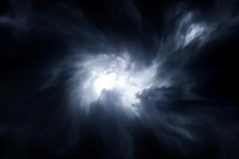 Blurred Whirlwind in the Clouds Stock Photos