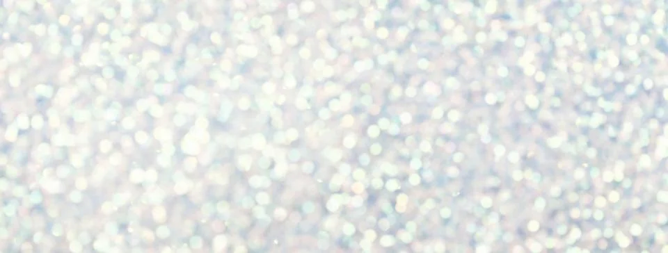 Blurred white background with circle sparkling lights. Stockillustratie