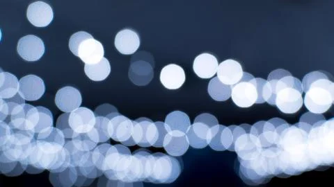 Blurred White Points of light Stock Photos