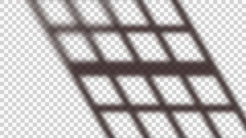 Blurred window frame shadow overlay for realistic interior lighting and aes.. Stock Illustration