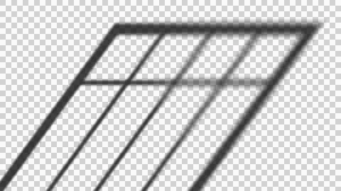 Blurred window frame shadow overlay for realistic interior lighting and aes.. Stock Illustration