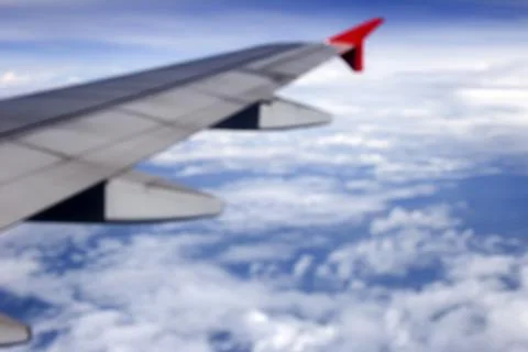 Blurred window view of sky view. Stock-Illustration