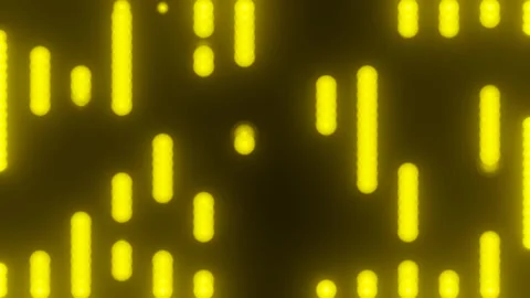 Blurred Yellow Balls Background VJ Loop Animation in 4K Stock Footage 244910215
