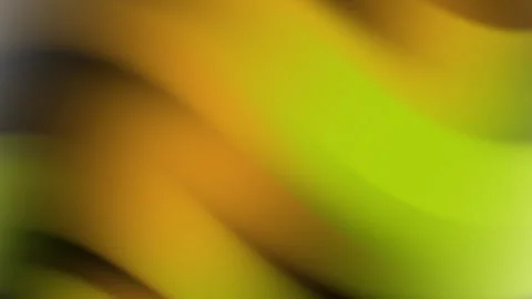 Blurred yellow green abstract smooth shapes Stock Footage 337482025